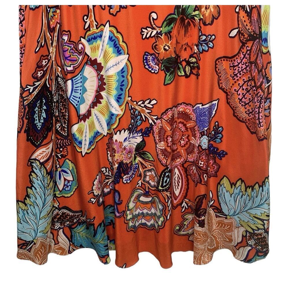 Anthropologie Maeve Larkhill 100% Silk Trapeze Dress Womens Size Small NWT $145 - Picture 8 of 15